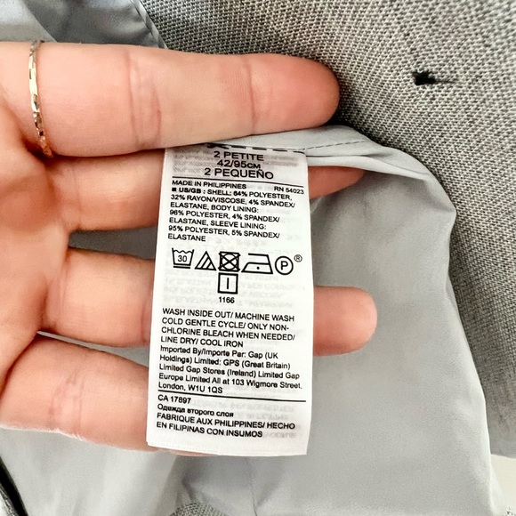 Banana Republic Classic Suit Button Up Blazer Jacket - Picture 5 of 7